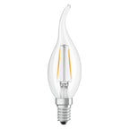 Osram / Ledvance LED Filament Star Kerze BA klar Windstoß 300° 1,8-25W/827 warmweiß 250lm E14 220-240V