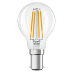 Osram / Ledvance LED Filament Star Tropfen P klar 300° 3,4-40W/827 warmweiß 470lm B15d 220-240V
