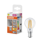 Osram / Ledvance LED Filament Star Tropfen P klar 300° 3,4-40W/827 warmweiß 470lm B15d 220-240V