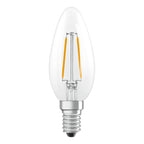 Osram / Ledvance LED Filament Star Kerze B klar 300° 1,8-25W/827 warmweiß 250lm E14 220-240V 2er Pack