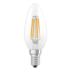 Osram / Ledvance LED Filament Star Kerze B klar 300° 3,4-40W/840 kaltweiß 470lm E14 220-240V 2er Pack