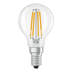 Osram / Ledvance LED Filament Star Tropfen P klar 300° 3,4-40W/827 warmweiß 470lm E14 220-240V 2er Pack