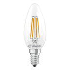 Osram / Ledvance LED Filament Kerze B klar 300° Superior 2,5-40W/827 warmweiß 470lm E14 220-240V dimmbar