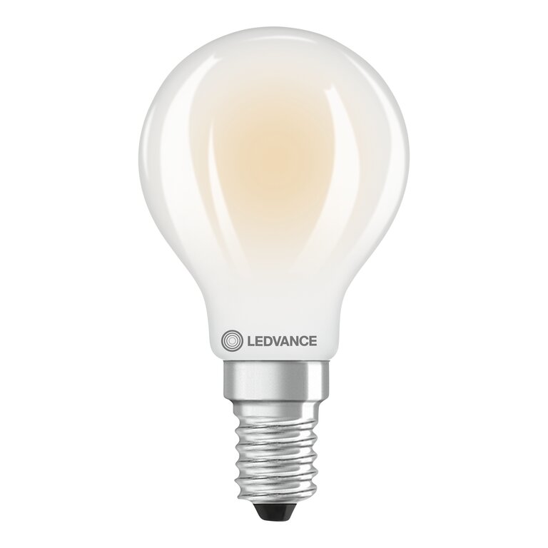 Osram / Ledvance LED Filament Tropfen P matt 330° Superior 2,2-40W/827 warmweiß 470lm E14 220-240V