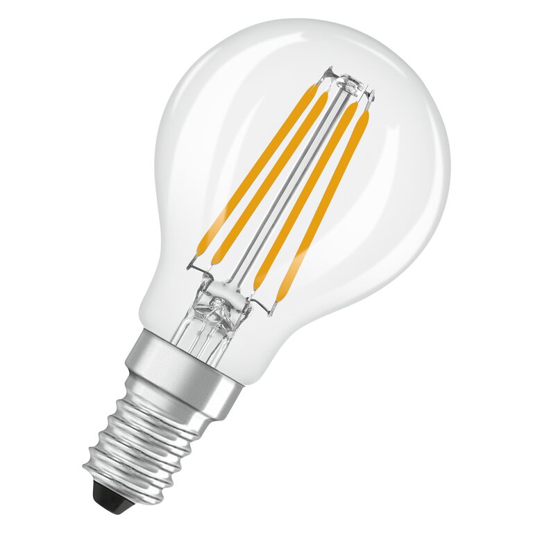 Osram / Ledvance LED Filament Star Tropfen P klar 300° 5,9-60W/865 tageslichtweiß 806lm E14 220-240V