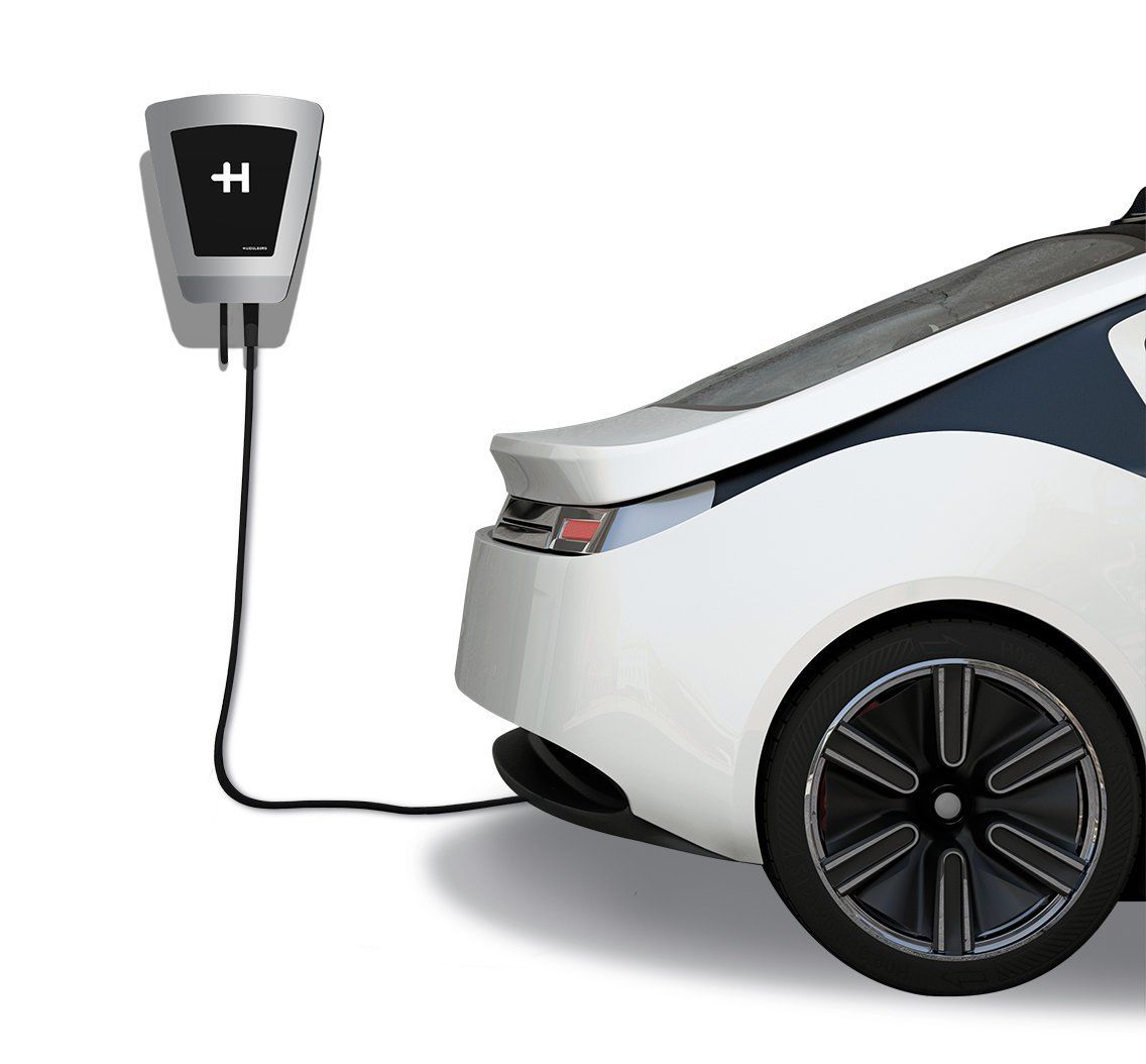 Offizieller Händler der Heidelberg Wallbox Home Eco (Amperfied) - Ladestation für Elektro- und Hybrid-Autos, 5m Ladekabel, bis 11kW Ladeleistung