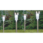 Modee Solar Garten Leuchte LED 55x360mm Edelstahl Kunststoff 9000-11000K IP44 1,2V Batterie 24er Pack