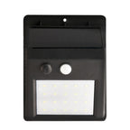 Modee Solar Wand Leuchte LED 43x87x115mm Kunststoff schwarz 6000K IP44 3,7V Batterie