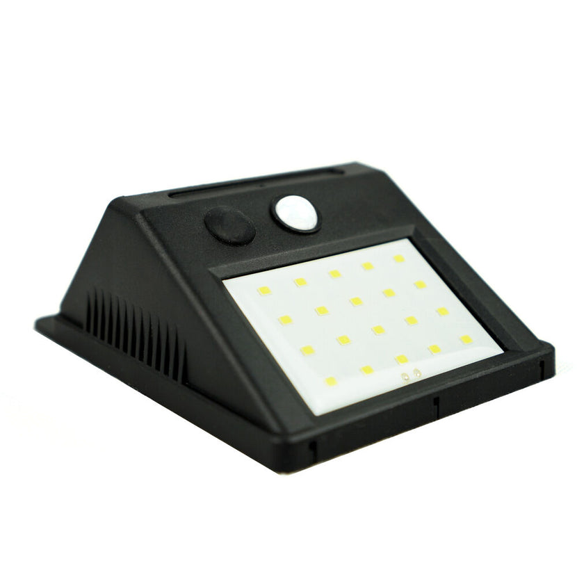 Modee Solar Wand Leuchte LED 43x87x115mm Kunststoff schwarz 6000K IP44 3,7V Batterie