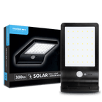 Modee Solar Wand Leuchte LED 190x108x30mm Kunststoff schwarz 6000K IP44 3,7V Batterie