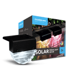Modee Solar Wand Leuchte LED 60x75x90mm Kunststoff schwarz 2700-RGBK IP44 1,2V Batterie 2er Pack