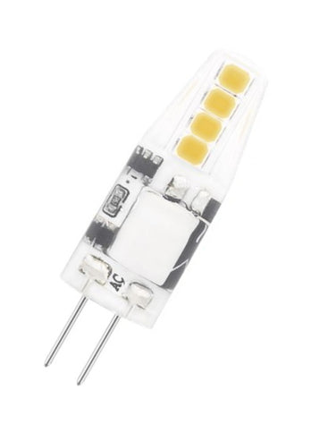 Modee SMD LED Silikon klar 360° 1,8-18W/827 warmweiß 180lm G4 12V