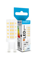 Modee SMD LED klar 360° 4,3-45W/860 tageslichtweiß 450lm G9 220-240V