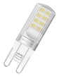 Modee SMD LED Alu-Plastik Pin klar 300° 2,6-30W/827 warmweiß 320lm G9 220-240V 1er Blister