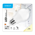 Modee SMD LED Alu-Plastik Classic A matt 200° MotionSensor 8,8-60W/840 kaltweiß 806lm E27 220-240V 1er Blister