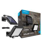 Modee Solar Wand Fluter LED schwenkbar rechteckig 150x130x20mm Kunststoff schwarz 9000K IP44 3,7V Batterie