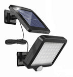 Modee Solar Wand Fluter LED schwenkbar rechteckig 150x130x20mm Kunststoff schwarz 9000K IP44 3,7V Batterie