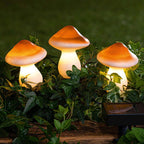 Modee Solar Lichterkette 2m 3 LED Pilz 85x100mm Kunststoff 2700-3200K IP44 1,2V Batterie