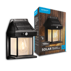 Modee Solar Wand Leuchte LED 120x58x170mm Kunststoff schwarz 2700-3200K IP44 3,7V Batterie
