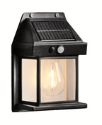 Modee Solar Wand Leuchte LED 120x58x170mm Kunststoff schwarz 2700-3200K IP44 3,7V Batterie