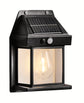 Modee Solar Wand Leuchte LED 120x58x170mm Kunststoff schwarz 2700-3200K IP44 3,7V Batterie