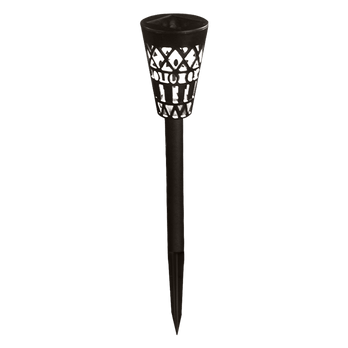 Modee Solar Garten Leuchte LED 70x375mm Kunststoff schwarz 2700-3200K IP44 1,2V Batterie 12er Pack