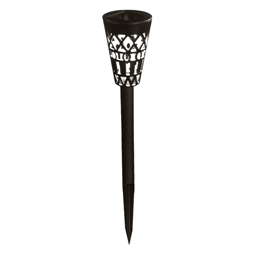 Modee Solar Garten Leuchte LED 70x375mm Kunststoff schwarz 2700-3200K IP44 1,2V Batterie 12er Pack