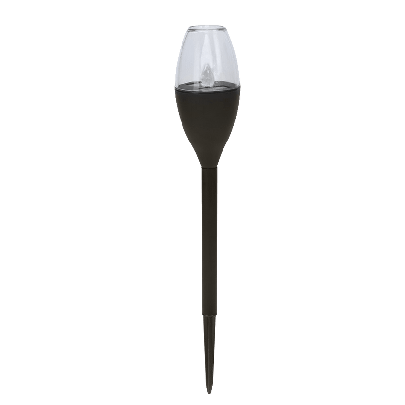 Modee Solar Garten Leuchte LED 62x430mm Kunststoff schwarz 1800K IP44 1,2V Batterie 12er Pack