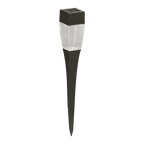 Modee Solar Garten Leuchte LED 50x50x380mm Kunststoff schwarz 9500-10000K IP44 1,2V Batterie 24er Pack