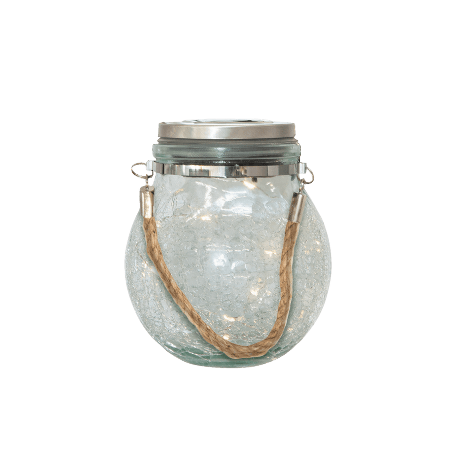 Modee Solar Larterne Leuchte LED 120x145mm Edelstahl Kunststoff Glas 2700-3200K IP44 1,2V Batterie 9er Pack