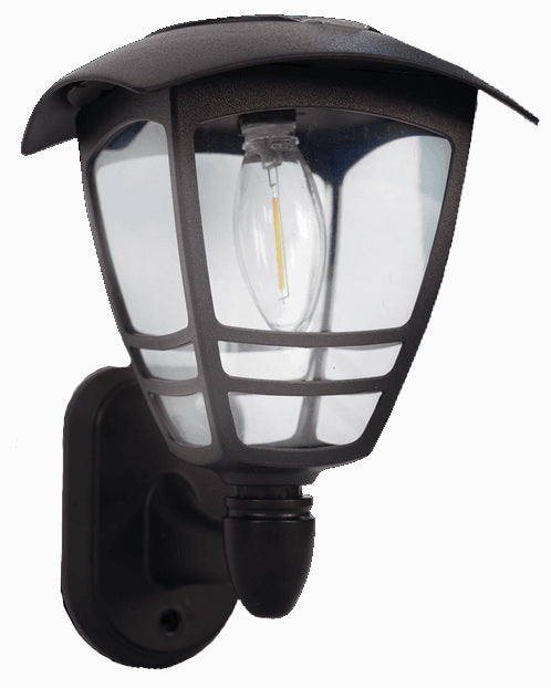 Modee Solar Wand Leuchte LED 130x160x210mm Metall Kunststoff grau 2700-3200K IP44 1,2V Batterie