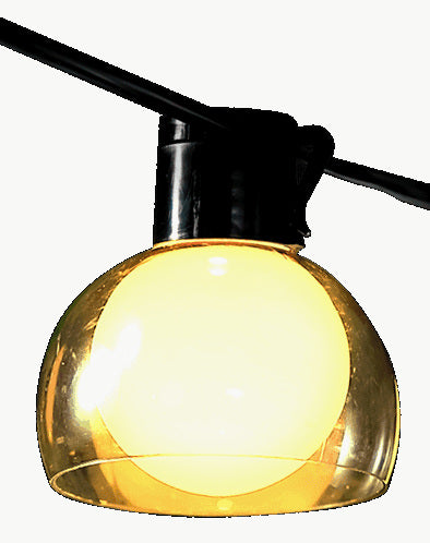 Modee Solar Lichterkette 4,4m 8 LED Laterne 75x70mm Kunststoff 2600-3000K IP44 1,2V Batterie 2 Funktionen