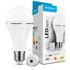 Modee SMD LED Alu-Plastik Classic A matt 200° Notleuchte mit Akku 7,5-60W/840 kaltweiß 806lm E27 220-240V