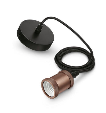 Philips Zubehör Dekoratives Kabel Vintage Cord E27 rose gold 2m