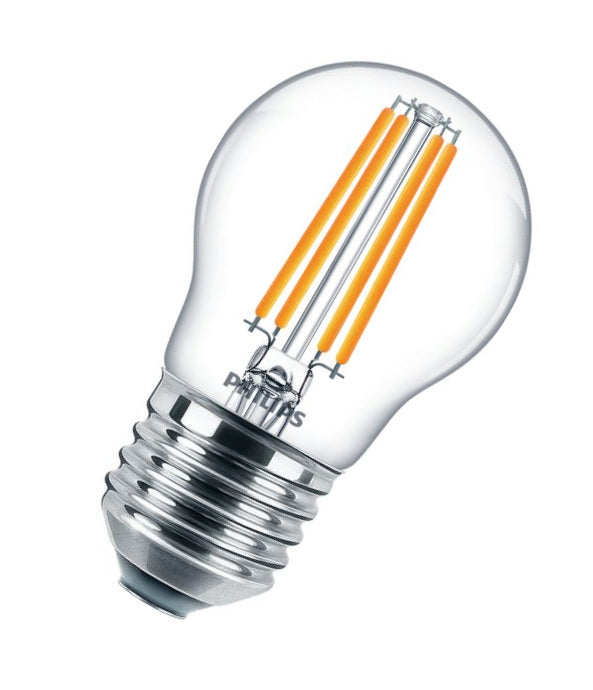 Philips CorePro LEDluster P45 Filament 6,5-60W/827 LED E27 806lm warmweiß