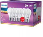 Philips LED Classic A matt 150° 9,5-75W/827 warmweiß 1055lm E27 220-240V 6er Pack