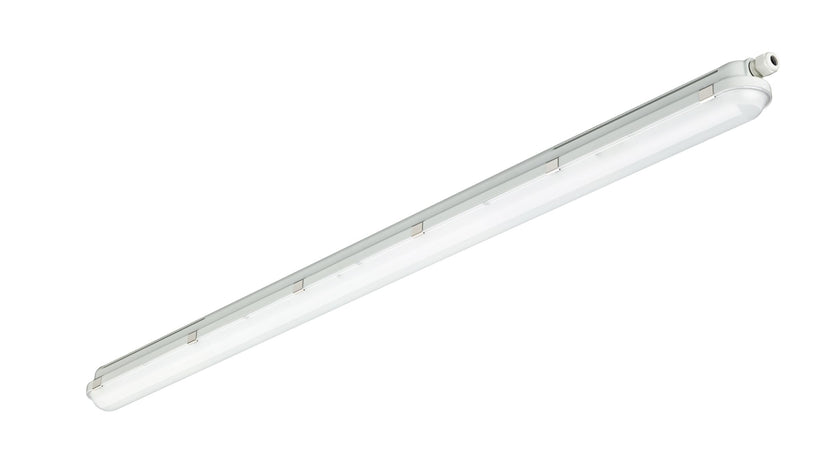 Philips LED CoreLine Feuchtraumleuchte WT120C klar 24W/840 kaltweiß 3400lm 110° 220-240V IP65 1515mm