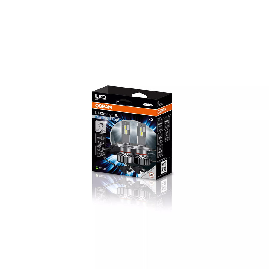 Osram LED LEDriving Hl Intense Nxt H4 40W 2500/3500lm bis 6000k P43t 12V 2er Pack – Produktansicht