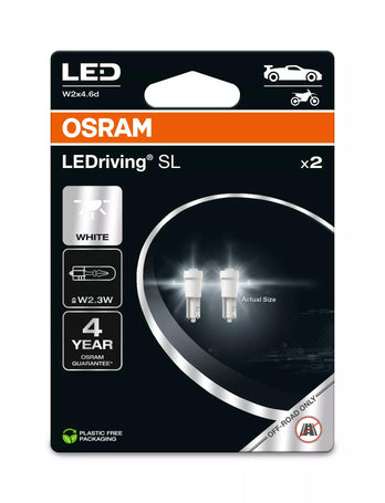 Osram LED LEDriving SL T5 W2.3W 0,25W 25lm W2x4.6d 12V 2er Blister