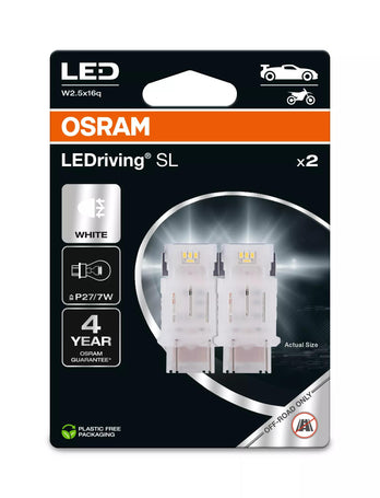 Osram LED LEDriving SL P27 P27/7W 1W 145/30lm W2.5x16q 12V 2er Blister