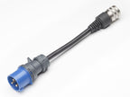 Lizenzierter Händler - Juice Connector Adapter CEE32, 1-phasig (blau) EA-JCB2