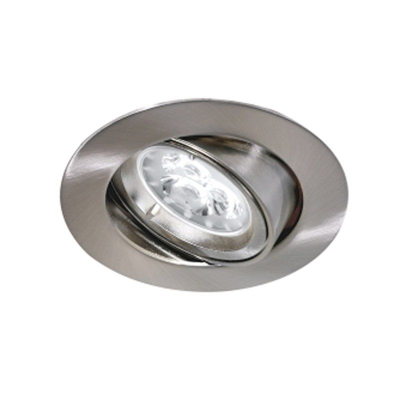 Aurora Einbaustrahler Schwenkbar Nickel Matt AU-DLL317SN