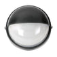 I-Light Wandleuchte Rund Schwarz, IP 54, E27
