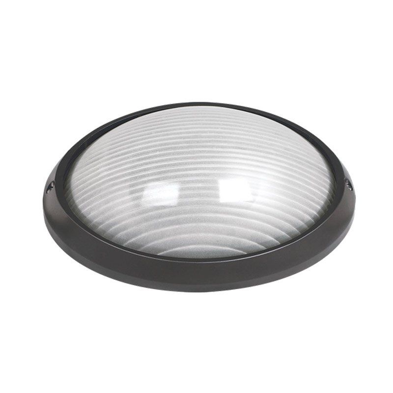 I-Light Wandleuchte Rund Schwarz, IP 54, E27, Type 4041LB