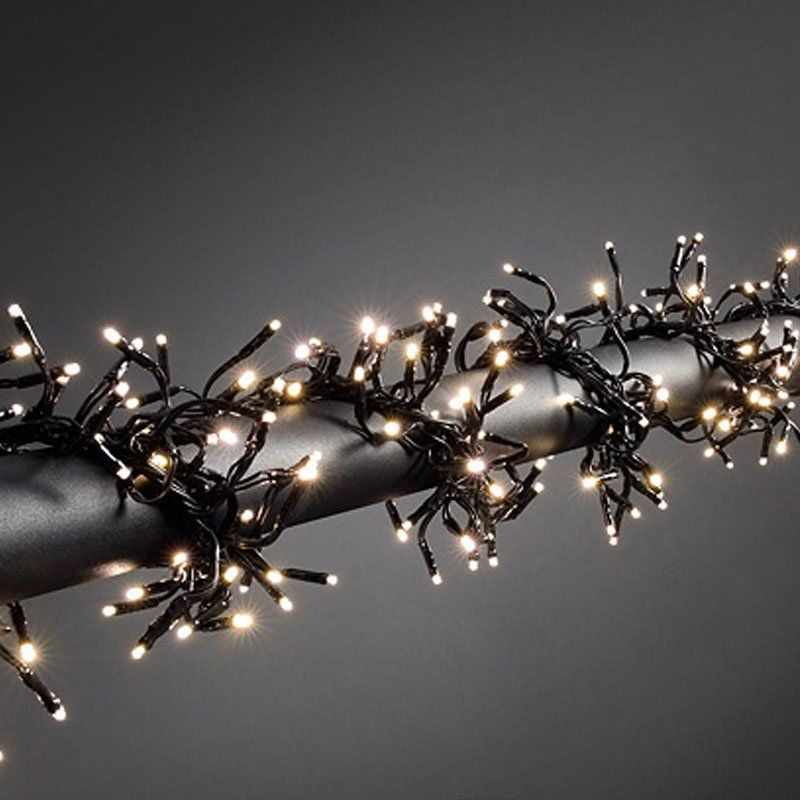 Konstsmide Micro LED Büschelllichterkette Cluster mit 580 Dioden Gesamtlänge 700cm wa