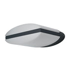 Osram LED Wandleuchte Endura Style Ellipse 12,5W/830 890lm warmweiß nicht dimmbar dunkelgrau IP44