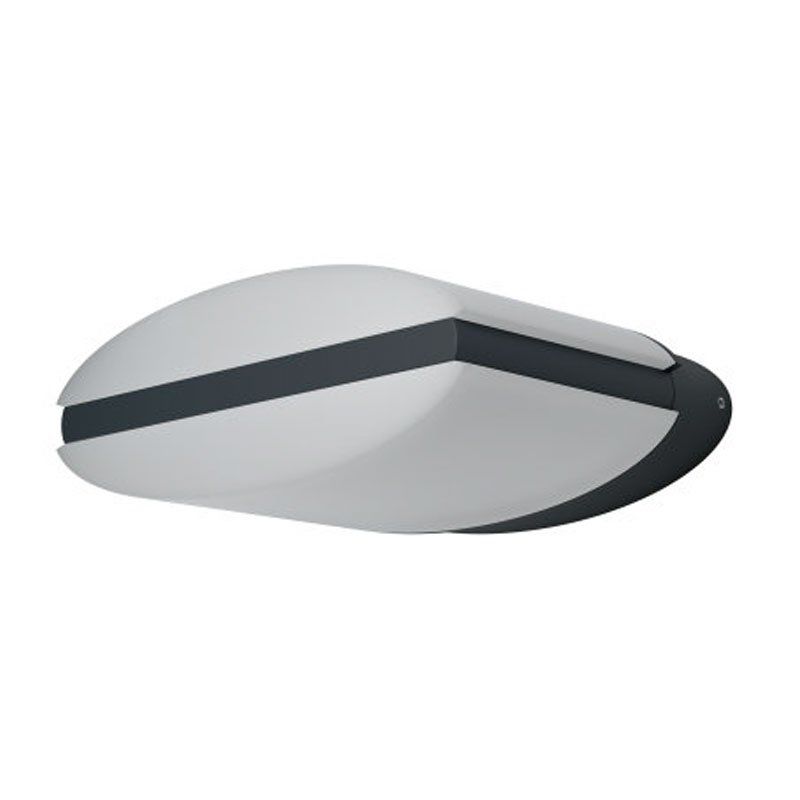 Osram LED Wandleuchte Endura Style Ellipse 12,5W/830 890lm warmweiß nicht dimmbar dunkelgrau IP44