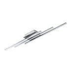Osram LED Wand-/Deckenleuchte Stripe Trio 600+600+600 24W/830 1450lm warmweiß nicht dimmbar steel IP20