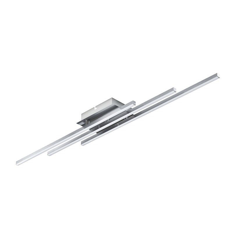 Osram LED Wand-/Deckenleuchte Stripe Trio 600+600+600 24W/830 1450lm warmweiß nicht dimmbar steel IP20