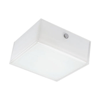 Osram Wand-/Deckenleuchte Lunive Quadro 8W/830 400lm warmweiß nicht dimmbar weiß IP20